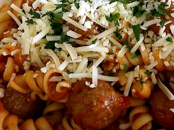 Meatball Marinara Rotini